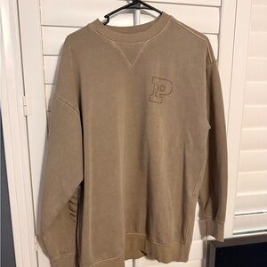 PINK Victoria's Secret Beige Crewneck Sweater